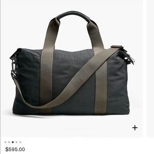 JAMES PERSE HIGHLAND NYLON DUFFEL BAG
